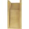 Ekena Millwork 8"W x 8"D x 16"H Wide Carmel Rough Cedar Woodgrain TimberThane Corbel, Primed Tan CORUR08X08X16CARRCPR - alternate 4